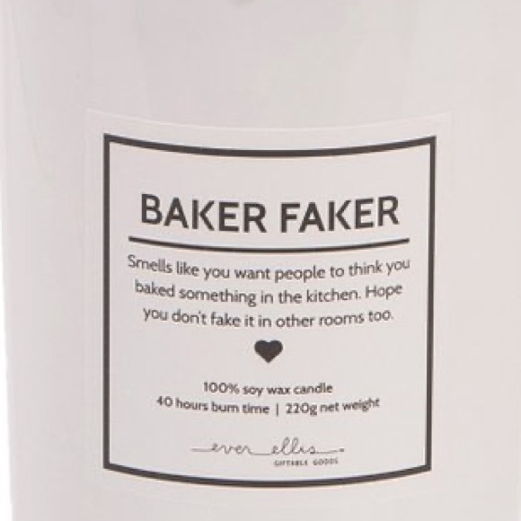 'Baker Faker' Candle - Picture 2 of 2